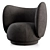 Rico Armchair: Stylish and Comfortable 3D model small image 4