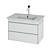 Duravit White Tulip Hanging Bedside Table - WT4341 3D model small image 5