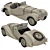 Vintage BMW 328 Sports Car 3D model small image 9