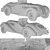 Vintage BMW 328 Sports Car 3D model small image 13