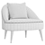 Elegant Margot Accent Armchair 3D model small image 4