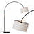 Teo Overreach Floor Lamp: Elegant Illumination 3D model small image 1