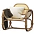 Ultra Chic Marte Lounge Chair 3D model small image 1