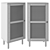 Oak Single Towel Cupboard 3D model small image 1