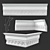 Elegant Ceiling Cornice for Ultimate Décor 3D model small image 1