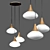 Elegant Duco S Chandelier - 1600mm 3D model small image 2