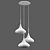 Elegant Duco S Chandelier - 1600mm 3D model small image 6