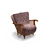 Removable Wooden Frame Chair 3D model small image 2