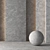 Seamless Decorative Concrete Texture 3D model small image 1