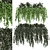 Metal Box Hanging Plants - Set 238 3D model small image 2
