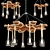 Modern Wood & Rope Ceiling Lamp 3D model small image 6