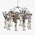 Modern Wood & Rope Ceiling Lamp 3D model small image 8