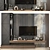 Modern TV Shelf - Stylish Wall Decor 3D model small image 1