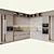 Sleek Kitchen004: Innovative Design & Versatile Function 3D model small image 5