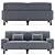 Summit Standard: Sleek and Stylish Sofa 3D model small image 2