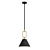 Stiffel Meyer 11.5" Black & Gold Mini Pendant 3D model small image 1