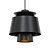 Sleek Ceiling Light Fixture 3D model small image 1