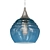 Elegant Glass Pendant Light: 301 Lucent 3D model small image 1