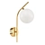 Minimalist Globe Sconce 3D model small image 1