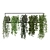 Modern Indoor Plants on Metal Shelf - Set 239 3D model small image 5