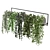 Modern Indoor Plants on Metal Shelf - Set 239 3D model small image 6