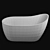 Toreno 1370 Slipper Freestanding Bath 3D model small image 2