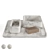 Elegant Arabescato Marble Bath Set 3D model small image 4