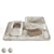 Elegant Arabescato Marble Bath Set 3D model small image 5