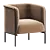 GABER PLACE Easy Chair: Modern Comfort 3D model small image 1