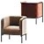 GABER PLACE Easy Chair: Modern Comfort 3D model small image 4