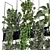 Metal Box Hanging Plants Set - Indoor Décor 3D model small image 5