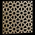 Square Decorative Panel Set 600x600mm 3D model small image 5