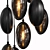 Elegant Pendant Light Set - Dias Lampatron 3D model small image 4