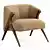 Stylish Florence Fabric Accent Chair 3D model small image 3