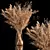 Elegant Dry Flower Bouquet Vase 3D model small image 3