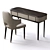 Elegant Molly Console & Carol Chair 3D model small image 3