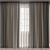 Elegant Vray and Corona Curtain 3D model small image 1