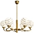 Elegant Murano Glass Chandelier 3D model small image 1