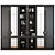 Sevilya Vitrina: Elegant and Spacious Fitted Display Cabinet 3D model small image 1