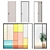 Glamorous Glass Italia Doors Set 3D model small image 1