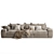 Modular Comfort Sofa: Wodge 2 3D model small image 5