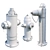  Urban Hydrant Collection: 3 High-Detail Models 3D model small image 3