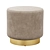 Luxurious Keira Velvet Ottoman 3D model small image 3