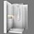 Sleek Shower Cabin 2.0 3D model small image 4