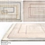 Modern Graphic Carpets | Art de Vivre Set3 3D model small image 1