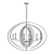 Luna Bronze Chandelier 3D model small image 2