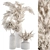 Charming Dried Plant Bouquet 3D model small image 1