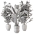 Lush Indoor Plant Set 3D model small image 5