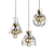 Elegant Brass Pendant Lighting 3D model small image 1