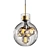 Elegant Brass Pendant Lighting 3D model small image 2